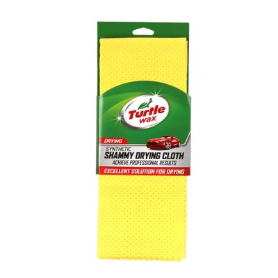 Turtle Wax Synthetic Perforated Chamois: Best Microfiber Cloth for Cars, RVs, Trucks & Boats, Yellow, 27"x26"