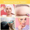 LOVELAY CREATIONS 16-Pack Slanted Eyebrow Tweezers - 4 of 4