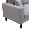 Kumasinova 58"/75" 2/3 Seater Corduroy Couch,Space-Saving Sleeper Sofa with Plush Cushions,Couchs for Living Room,Bedroom&Apartment,Small Space - 3 of 4