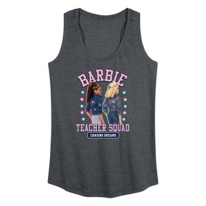 Women's - Barbie - Teacher Squad Graphic Racerback Tank - 1 of 4