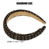 Unique Bargains Women's Tweed Padded Fashion Hairband Non Slip Knitted Check Pattern 1 Pc - 4 of 4