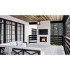 Urban Ambiance Luxury Farmhouse Outdoor Pendant 15.375''H x 7''W,  Midnight Black Finish,  Macon Collection, UHP1388 - 2 of 4