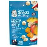 Gerber Crawler Fruit & Veggie Melts Truly tropical Blend Baby Snacks - 1oz