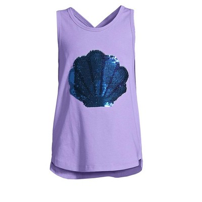 Lands' End Girls Graphic Tank Top