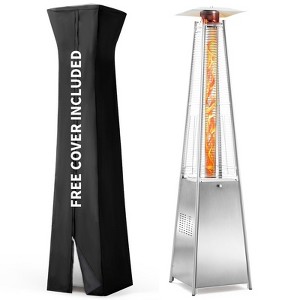 Pamapic 42,000 BTU Residential Propane Patio Heater with Cover - 1 of 4