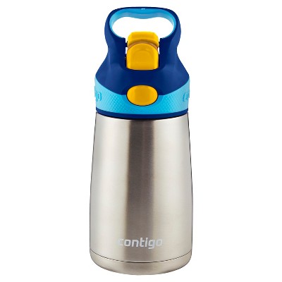 Contigo autospout straw striker chill hot sale stainless steel kids water bottle