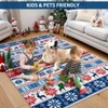 COZONY Christmas Holiday Themed Washable Non Slip Runner Rug for Hallway Kitchen Bedroom - 3 of 4