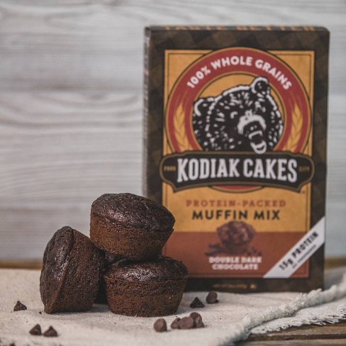 Kodiak Cakes Protein Packed Muffin Mix Double Dark Chocolate - 14oz ...