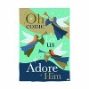 Evergreen Oh Come Let Us Adore Him Suede Garden Flag 12 x 18 Inches Indoor Outdoor Decor - 2 of 4