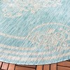 Courtyard CY8212 UV & Stain Resistant Non-Shedding Power Loomed Indoor/Outdoor Rugs - Safavieh - 3 of 3