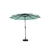 CAVINAS Aluminium 10FT Patio Umbrella with Crank,3 Tier Auto-tilt Market Patio Umbrella for Backyard,Poolside,Deck,Base Not Included - 2 of 4