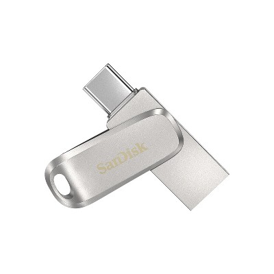 SanDisk Ultra Dual Luxe Dual 1TB USB 3.1 Flash Drive Silver (SDDDC4-1T00-A46)
