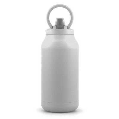 Ello 64oz Hydra Stainless Steel 1/2 Gallon Jug - Gray: Vacuum-Insulated Water Jug, Dishwasher-Safe Parts