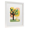 Trademark Fine Art - Treechild  Bunny Under Apple Tree Matted Framed Art - 3 of 4