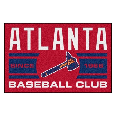 MLB Atlanta Braves 19"x30" Tomahawk Logo Uniform Rug