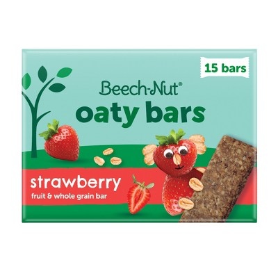 Image of Beech-Nut Oaty Bars with Fruit and Whole Grain Strawberry Toddler Snack Bar - 11.64oz/15bars