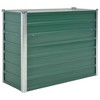 VidaXL Garden Raised Bed Galvanized Steel 39.4 inches x15.7 inches x31.3 inches  Green - 2 of 4