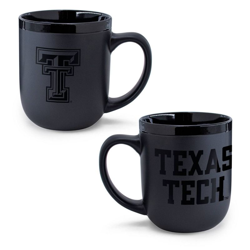 NCAA Texas Tech Red Raiders 12oz Ceramic Coffee Mug - Black, 3 of 4