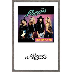 Trends International Poison - Talk Dirty To Me Album Series Framed Wall Poster Prints - 1 of 4