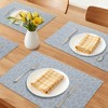 REGALWOVEN Farmhouse Placemats Set of 8 Plastic Placemats for Dining Table Decor Indoor Washable Kitchen Table Mat with Pattern - 2 of 4