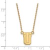 Black Bow Jewelry 14k Yellow Gold Plated Sterling Silver Tulsa Golden Hurricanes NCAA Necklace 18 Inch - 2 of 4