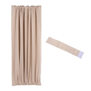 Unique Bargains Blackout Half Curtain with Adjustable Tie Back - 1 of 4