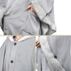 PAVILIA Angel Wrap Hooded Blanket for Women Adult, Wearable Cozy Wrap Throw Fleece Shawl Cape - 4 of 4