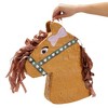 Blue Panda Small Pony Design Pinata for Wild West Horse Themed Cowgirl Birthday, Farm Party Supplies and Decorations, 12 x 16 x 3 in - 4 of 4