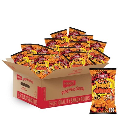 Herr's Hot and Honey Cheese Curls - 1 Ounce Bag (Pack of 42)
