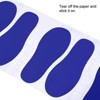 Unique Bargains Home Classroom Floors Stairs Decal PVC Footprint Sticker 8 Pairs - 4 of 4