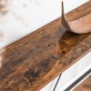 Narrow Console Table with Steel Frame, 47.2" Sofa Table for Entryway, Living Room, Bedroom, Industrial Design - 3 of 4