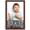 PosterPalooza | 13x17 Wood Frame with UV Acrylic, 6 Finishes: Black, White, Bronze, Silver, Wood, Mahogany - 2 of 4