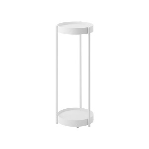 Yamazaki Home - Two-Tier Rolling Plant Stand (28" H) - Steel - 1 of 4
