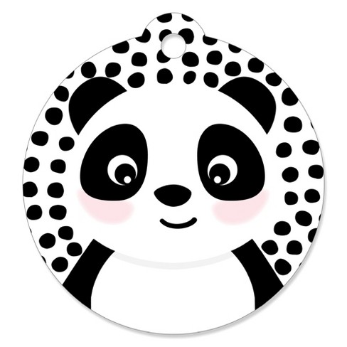 Giant panda Label Sticker Party Cuteness, 3d affixed mural, white, face,  carnivoran png