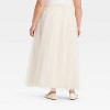 Women's Tulle A-Line Skirt - A New Day™ Cream - 2 of 3