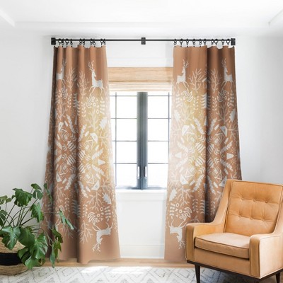 Pimlada Phuapradit Winter Forest 2 Single Panel Room Darkening Window Curtain - Deny Designs