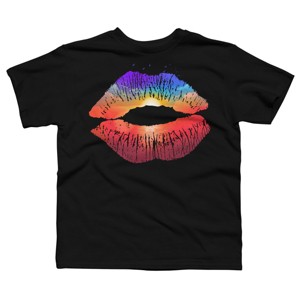 Boy's Design By Humans Summer Kiss By clingcling T-Shirt - 1 of 4