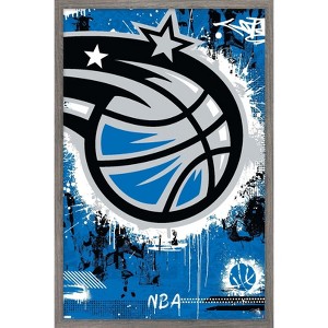 Trends International NBA Orlando Magic - Maximalist Logo 23 Framed Wall Poster Prints - 1 of 4