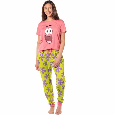 Nickelodeon Womens' Spongebob Squarepants Patrick Star Sleep Pajama Set  (xs) Multicoloured : Target