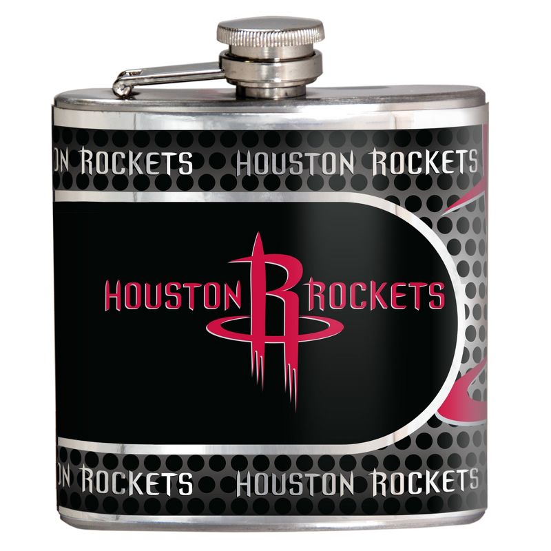 NBA 6oz Stainless Steel Flask, 1 of 2