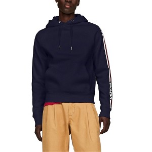 Tommy Hilfiger Mens Monotype Stripe Hoodie Sweatshirt - 1 of 1