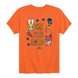 Boys' - Zootopia - Judy And Nick On The Case Short Sleeve Graphic T-Shirt - 1 of 4