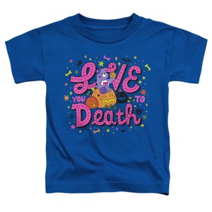 Toddler Boys' Care Bears Halloween Love You To Death With Harmony Bear T-Shirt - 1 of 3