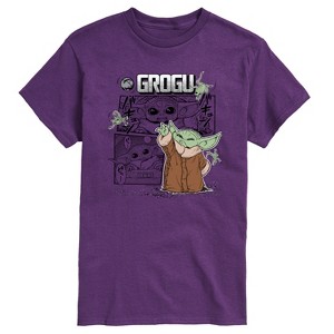 Men's - Star Wars - The Mandalorian Grogu Comic Short Sleeve Graphic T-Shirt - 1 of 4