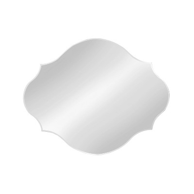 16" x 20" Reign Irregular Wall Mirror Silver - Kate & Laurel All Things Decor
