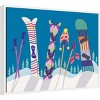 Amanti Art Winter Ski Village by Rachel Lee 3 Birdies Studio Canvas Art Framed - 2 of 4
