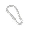 Unique Bargains Aluminum Lightweight Spring Loaded Keyring Buckles Carabiners 3 x 1.4 x 0.3 Inch 2 Pcs - 3 of 4