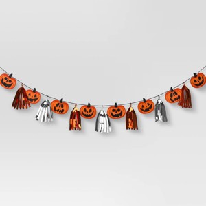 6" Jacks with Tinsel Party Banner - Hyde and EEK! Boutique™ - 1 of 3