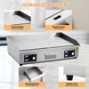 Commercial 29 Inch Electric Griddle - 3000W Non-Stick Flat Top Grill, 122℉-572℉ Temp Control, 2 Shovels/Brushes Included, Indoor & Outdoor Teppanyaki - 4 of 4
