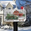 Briarwood Lane Winter Mailbox Cover  - Standard Size - Christmas on the Farm For Christmas Mailbox Cover - 2 of 2